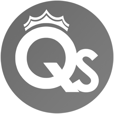 grayscale Queenshilling logo