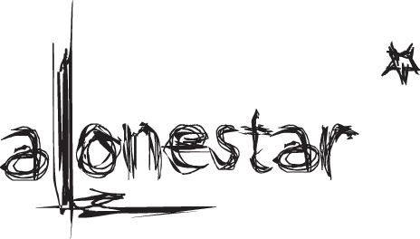 grayscale alonestar logo